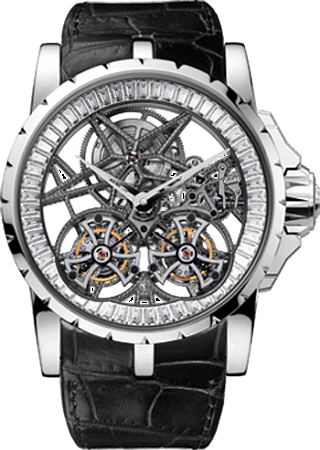 Roger Dubuis Архив Roger Dubuis Skeleton Double Flying Tourbillon EX45-01SQ-20-00/SX000/B Roger Dubuis Архив Roger Dubuis Skeleton Double Flying Tourbillon EX45-01SQ-20-00/SX000/B