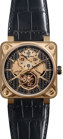 Bell & Ross Aviation BR 01 46mm Tourbillon BR 01 Tourbillon Pink Gold Carbon