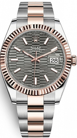 Rolex Datejust 36,39,41 mm SLATE, FLUTED 41 mm 126331-0019