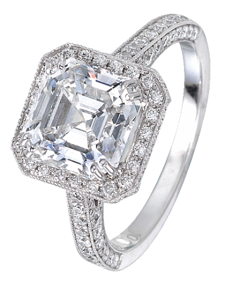 Jacob & Co. Jewelry Bridal Square Emerald-Cut Solitaire 90606967 Jacob & Co. Jewelry Bridal Square Emerald-Cut Solitaire 90606967