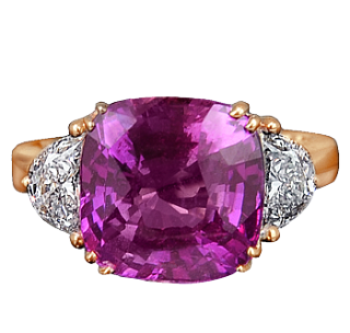 Jacob & Co. Jewelry Magnificent Gems Three Stone Pink Sapphire Ring 91226048 Jacob & Co. Jewelry Magnificent Gems Three Stone Pink Sapphire Ring 91226048