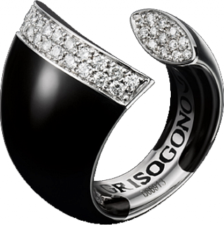 De Grisogono Jewelry Black Bell Collection Ring 53701/02