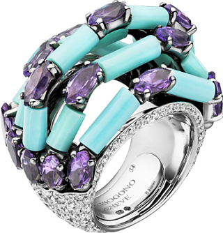 De Grisogono Jewelry Melody of Colours Collection Ring 50627-01 De Grisogono Jewelry Melody of Colours Collection Ring 50627-01
