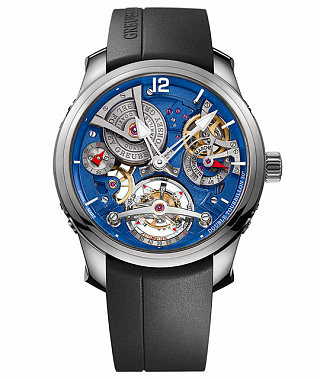 Double Tourbillon Technique 30° Blue 02