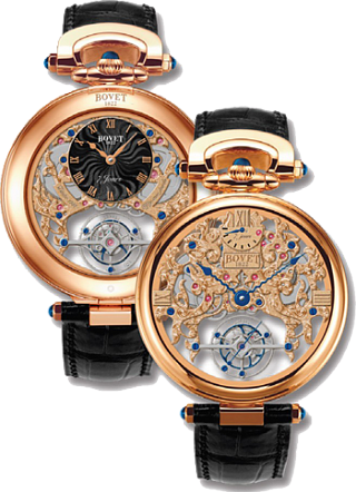 Bovet Amadeo Fleurier Grand Complications Amadéo Tourbillon squelette 7-jours, Aiguillage Inversé AIFSQ015 Bovet Amadeo Fleurier Grand Complications Amadéo Tourbillon squelette 7-jours, Aiguillage Inversé AIFSQ015