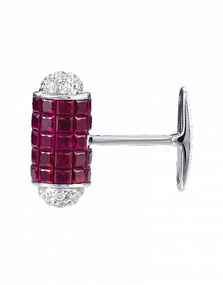 Ruby & Diamond Cufflinks 01