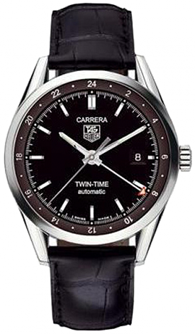 TAG Heuer Carrera Twin Time Automatic 39 mm WV2115.FC6180 TAG Heuer Carrera Twin Time Automatic 39 mm WV2115.FC6180