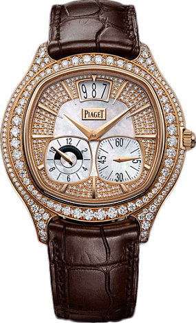 Piaget Black Tie Piager Emperador Cushion Dual Time G0A32020