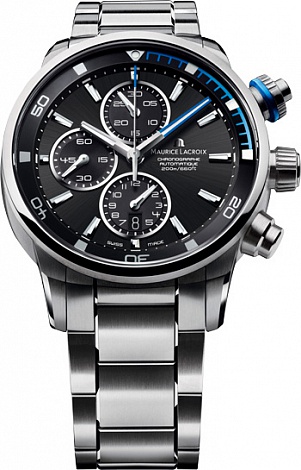 Maurice Lacroix Pontos Chronograph S Blue PT6008-SS002-331-1 Maurice Lacroix Pontos Chronograph S Blue PT6008-SS002-331-1
