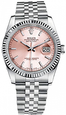 Rolex Datejust 36,39,41 mm 36 mm Steel 116234 pink Rolex Datejust 36,39,41 mm 36 mm Steel 116234 pink