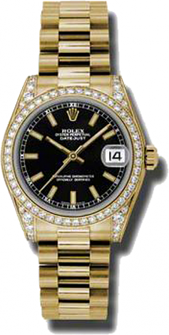 Rolex Datejust 26,29,31,34 mm Yellow Gold 178158 bkip