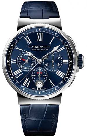 Ulysse Nardin Marine Chronograph Annual Calendar 43 mm 1533-150/40 Ulysse Nardin Marine Chronograph Annual Calendar 43 mm 1533-150/40