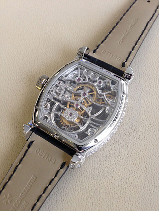 Tonneau Skeleton Tourbillon High Jewellery 04