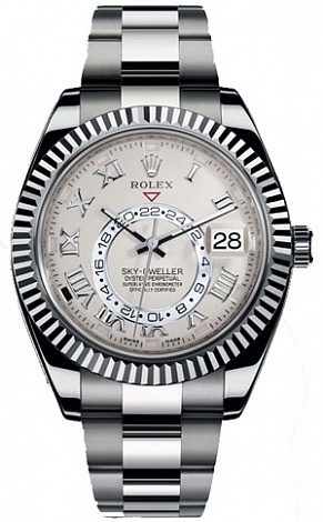Rolex Sky-Dweller 42mm White Gold 326939 Ivory Rolex Sky-Dweller 42mm White Gold 326939 Ivory