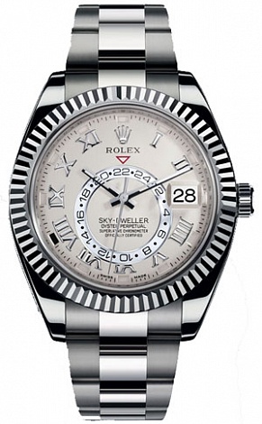 Rolex Sky-Dweller 42mm White Gold 326939 Ivory