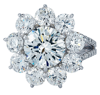Jacob & Co. Jewelry Bridal Flower Diamond Solitaire 90501049