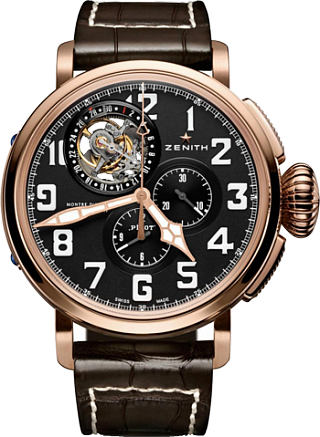 Zenith Архив Zenith Montre d'Aeronef Type 20 Tourbillon 87.2430.4035/21.C721 Zenith Архив Zenith Montre d'Aeronef Type 20 Tourbillon 87.2430.4035/21.C721