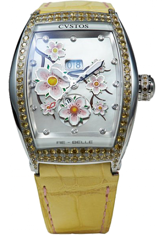 Cvstos Re-Belle Sakura  steel yellow sapphires