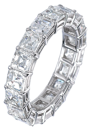 Jacob & Co. Jewelry Bridal Emerald-Cut Eternity Band 90503211 Jacob & Co. Jewelry Bridal Emerald-Cut Eternity Band 90503211