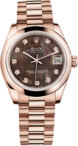 Rolex Datejust 26,29,31,34 mm Lady 31mm Everose Gold 178245F-0015