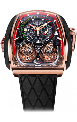 Jacob & Co. Watches Grand Complication Masterpieces Twin Turbo Furious TT200.40.NS.NK.A