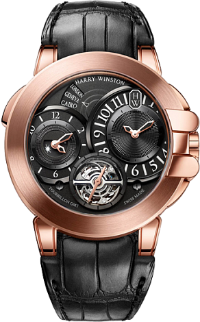 Harry Winston Ocean Collection Tourbillon GMT OCEATG45RR003 Harry Winston Ocean Collection Tourbillon GMT OCEATG45RR003