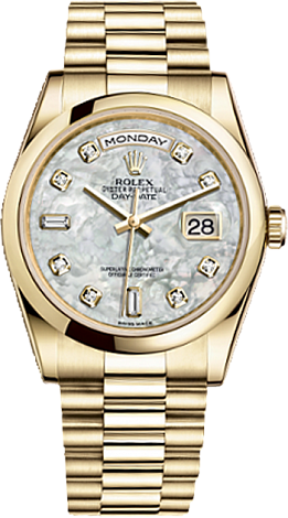 Rolex Day-Date 36 mm Yellow Gold 118208-0061