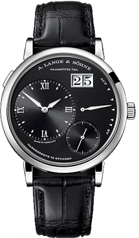 A. Lange & Sohne Lange 1 White Gold Black Dial 117.028