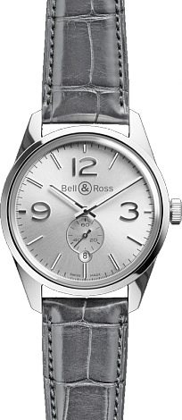 Bell & Ross Vintage Officer BR 123 Officer Silver Bell & Ross Vintage Officer BR 123 Officer Silver