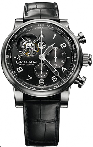 Graham Tourbillograph Mens Wristwatch Silverstone 2TSAS-B02A-01
