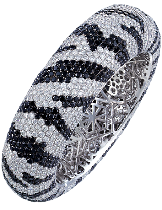 Jacob & Co. Jewelry Fine Jewelry Zebra Safari Bangle 90814711