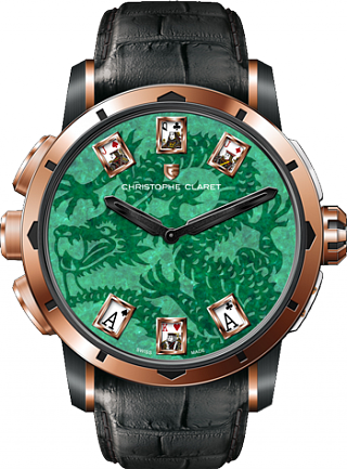 Christophe Claret BACCARA BACCARA Rose Gold Titan - Nefrit Dragon  MTR.BCR09.100-109