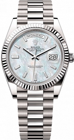 Rolex Day-Date 40mm White Gold 228239-0078