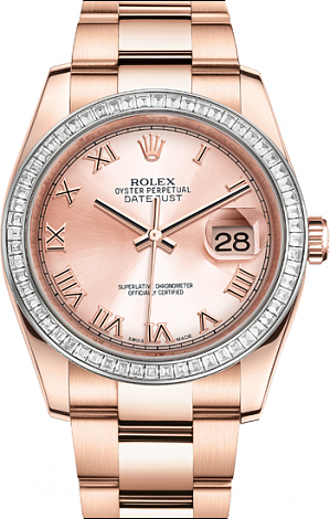 Rolex Архив Rolex Oyster 36 mm Everose gold diamonds 116285bbr-0014 Rolex Архив Rolex Oyster 36 mm Everose gold diamonds 116285bbr-0014