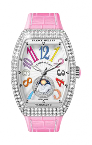 Franck Muller Vanguard Lady Lune Steel 46 mm V 35 SCAT FO COL L D 1R ST Franck Muller Vanguard Lady Lune Steel 46 mm V 35 SCAT FO COL L D 1R ST