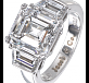 Emerald-Cut Diamond Solitaire 01