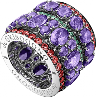 De Grisogono Jewelry Melody of Colours Collection Ring 50638-01