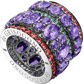 De Grisogono Jewelry Melody of Colours Collection Ring 50638-01 De Grisogono Jewelry Melody of Colours Collection Ring 50638-01