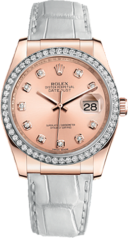 Rolex Datejust 36,39,41 mm 36 mm Everose Gold 116185-0008