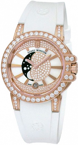 Harry Winston Ocean Collection Lady Moon Phase OCEQMP36RR002 Harry Winston Ocean Collection Lady Moon Phase OCEQMP36RR002