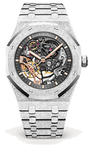 Audemars Piguet Royal Oak Frosted Gold Double Balance 41mm Boutique Exclusive 15407BC.GG.1224BC.01 Audemars Piguet Royal Oak Frosted Gold Double Balance 41mm Boutique Exclusive 15407BC.GG.1224BC.01