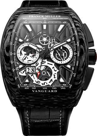 Franck Muller Vanguard Grand Date Carbon Black V 45 CC GD SQT CARBONE B