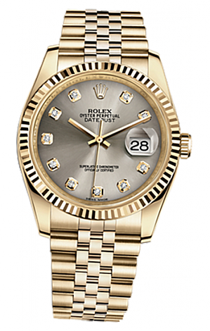 Rolex Datejust 36,39,41 mm Oyster 36 mm yellow gold 116238-0079