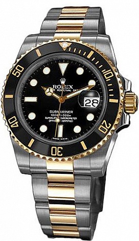 Rolex Архив Rolex 40mm Steel and Yellow Gold Ceramic 116613LN