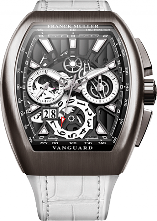 Franck Muller Vanguard Grand Date White Gold V 45 CC GD SQT BR