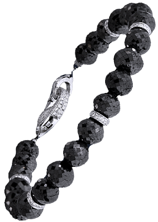 Jacob & Co. Jewelry Men's Bracelets Onyx and Diamond Bracelet 91019713 Jacob & Co. Jewelry Men's Bracelets Onyx and Diamond Bracelet 91019713