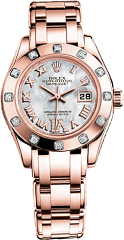 Rolex Datejust Special Edition Lady Pearlmaster 29 mm Everose Gold 80315-0014