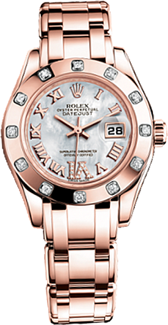 Rolex Datejust Special Edition Lady Pearlmaster 29 mm Everose Gold 80315-0014 Rolex Datejust Special Edition Lady Pearlmaster 29 mm Everose Gold 80315-0014