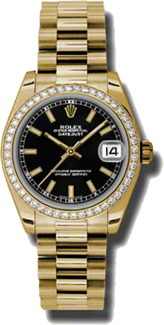 Rolex Datejust 26,29,31,34 mm Lady 31mm Yellow Gold 178288 bkip