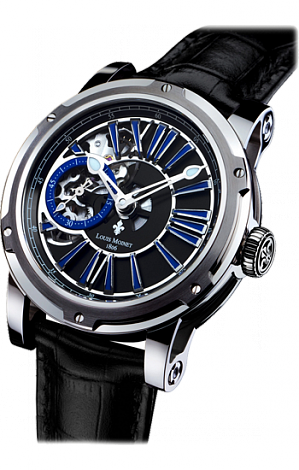 Louis Moinet Metropolis Black & Blue LM-45.10.50